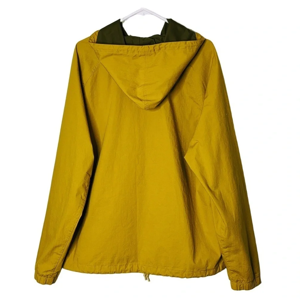 The North Face Windwall Mens Jacket, Size L, Gold with Brown Lining